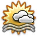 Nevel, Gedeeltelijk bewolkt